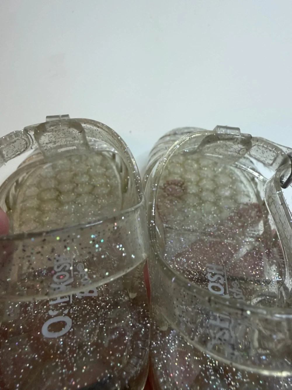 OshKosh B'gosh Clear Glitter Jelly Sandals